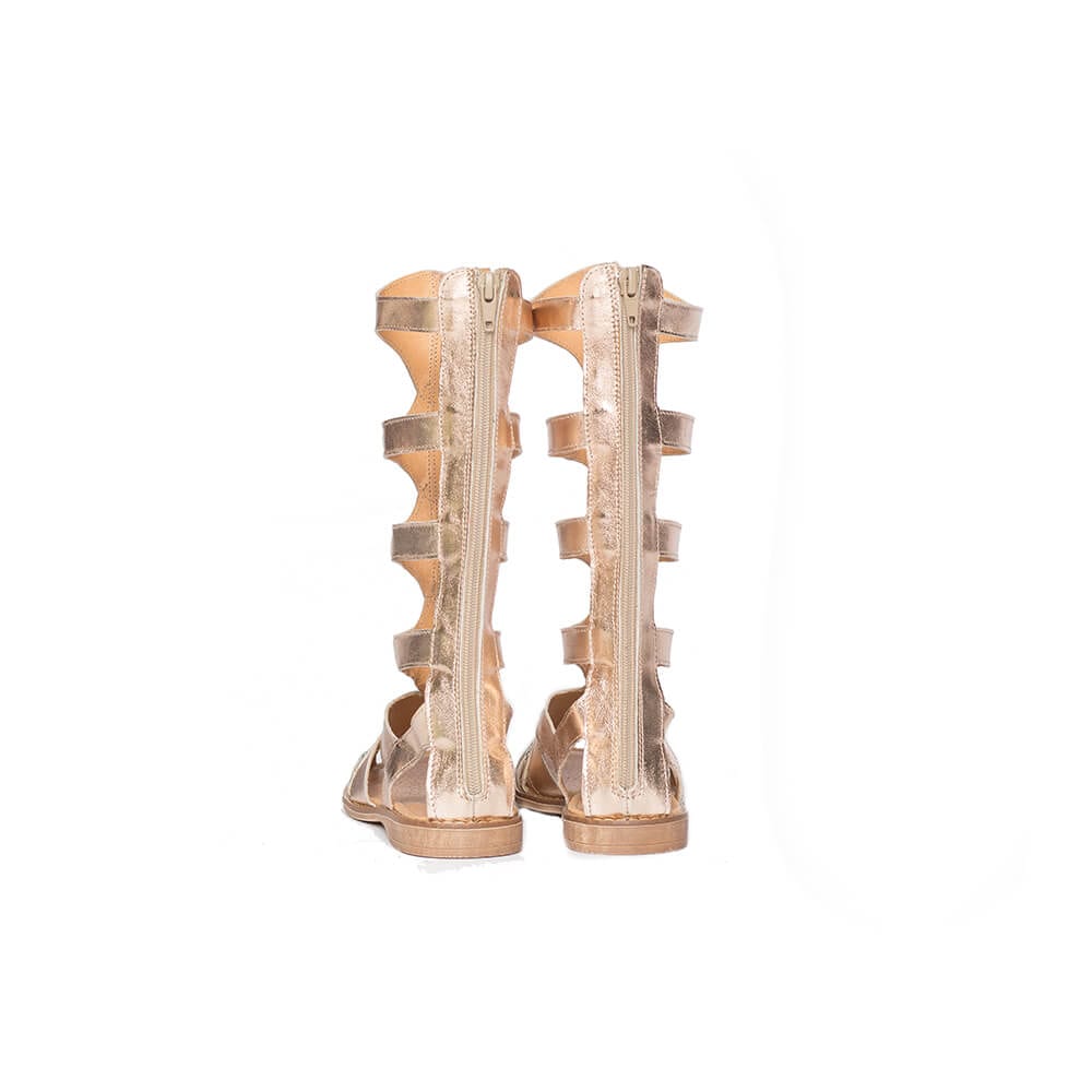 Sandale-cizme Gladiator din Piele Naturală pentru Fete
