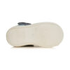 Pantofi decupati din piele cu talonet Pablo02 blu