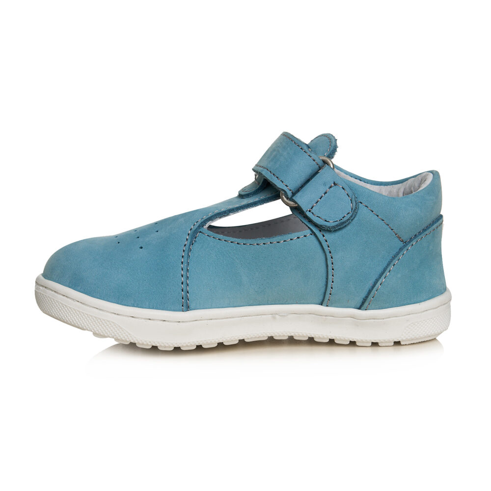 DSC06661.jpg Pantofi decupati din piele cu talonet Pablo 01 azul