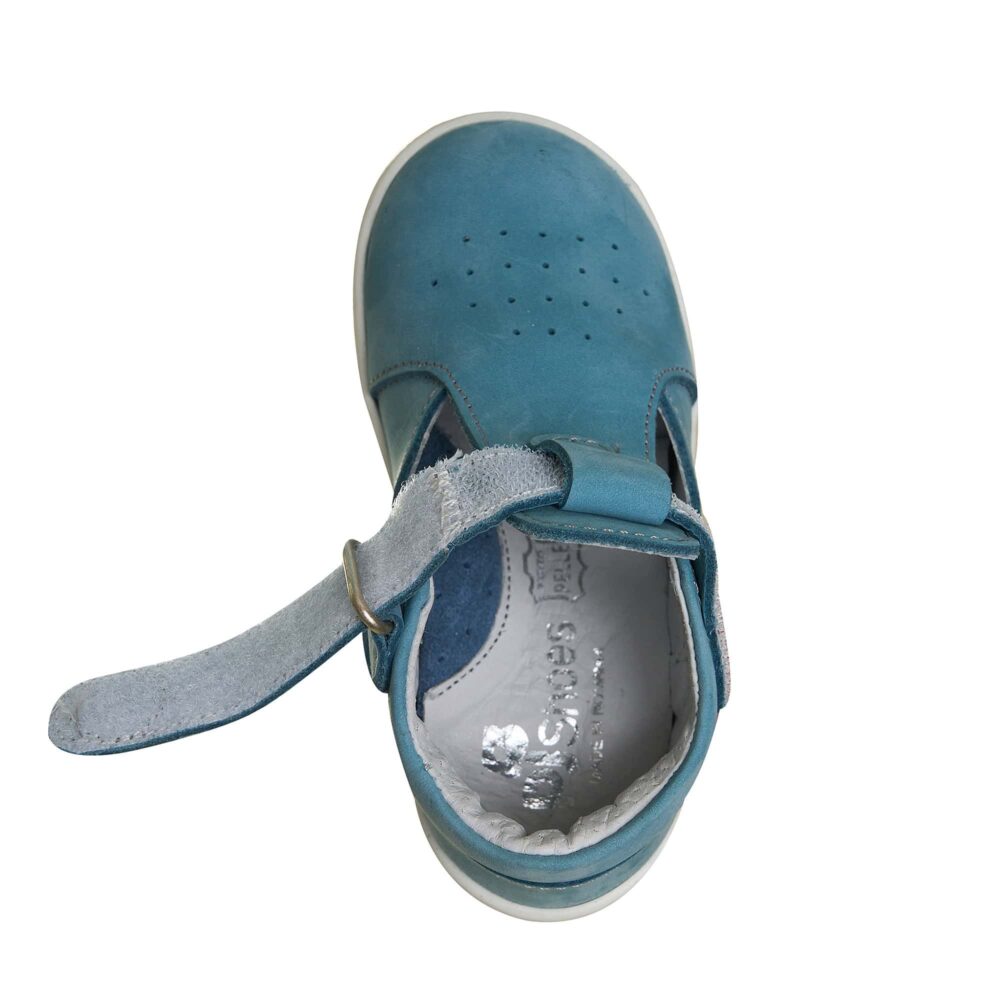 DSC06666.jpg Pantofi decupati din piele cu talonet Pablo 01 azul