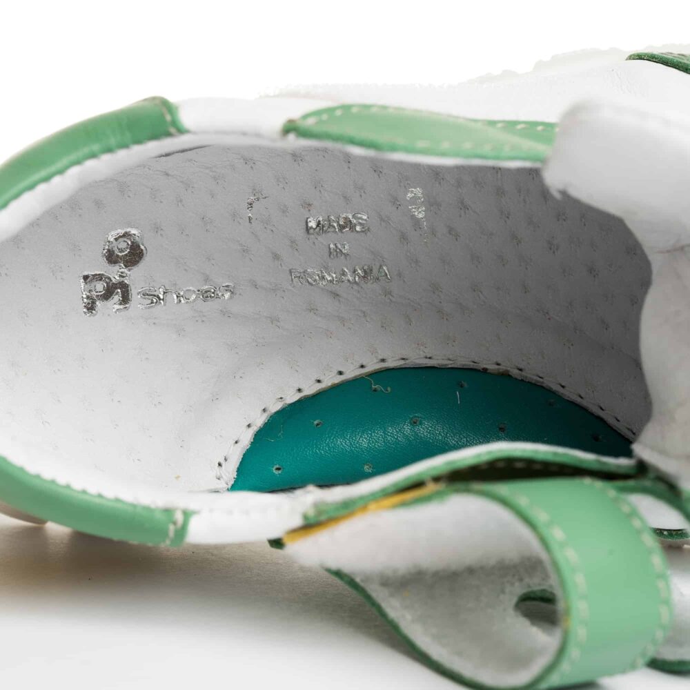 DSC08869.jpg Adidasi copii din piele cu talpa ultra flexibila si talonet Tokyo verde