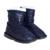 Cizme imblanite din piele Milano 001 bluemarin