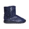 Cizme imblanite din piele Milano 001 bluemarin