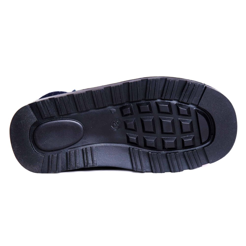 Cizme imblanite din piele Milano 001 bluemarin