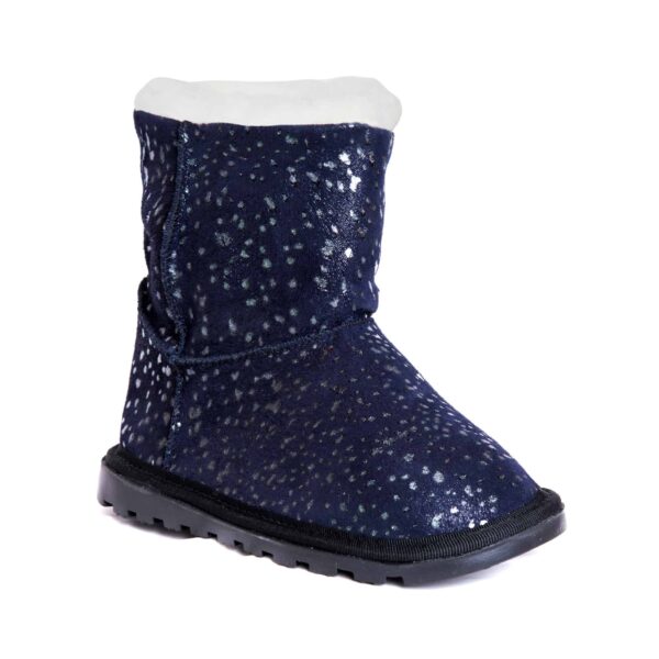 Cizme imblanite din piele Milano 001 bluemarin