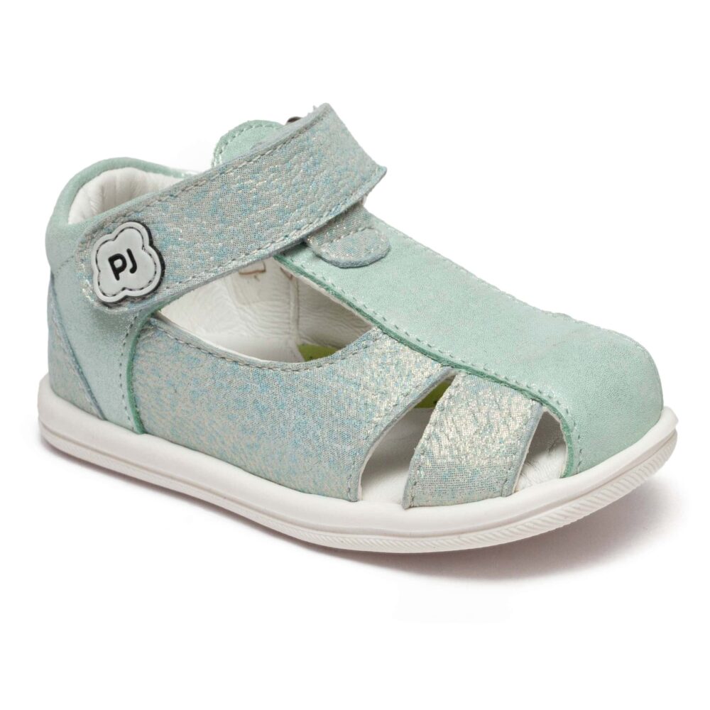 Pantofi decupati din piele cu talonet si talpa flexibila Pablo 02 print