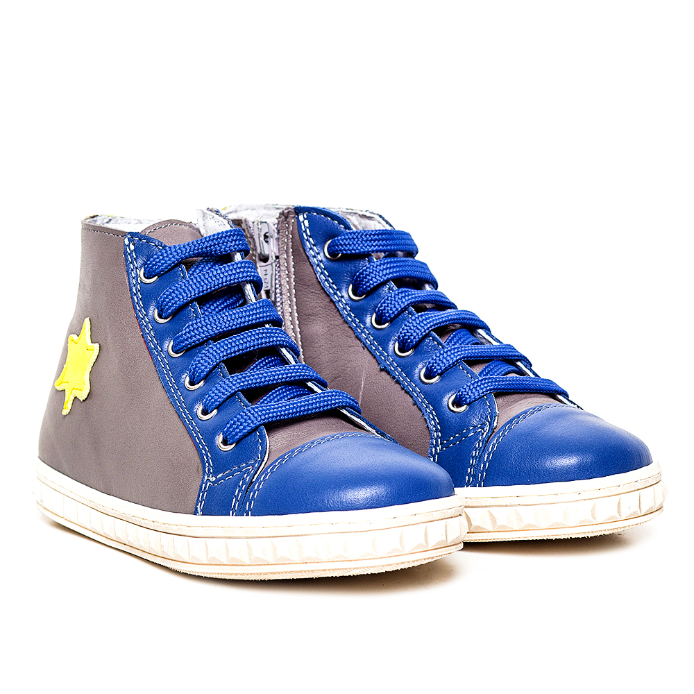 IMG_7003.jpg Tenisi din piele pentru copii Rebel blu