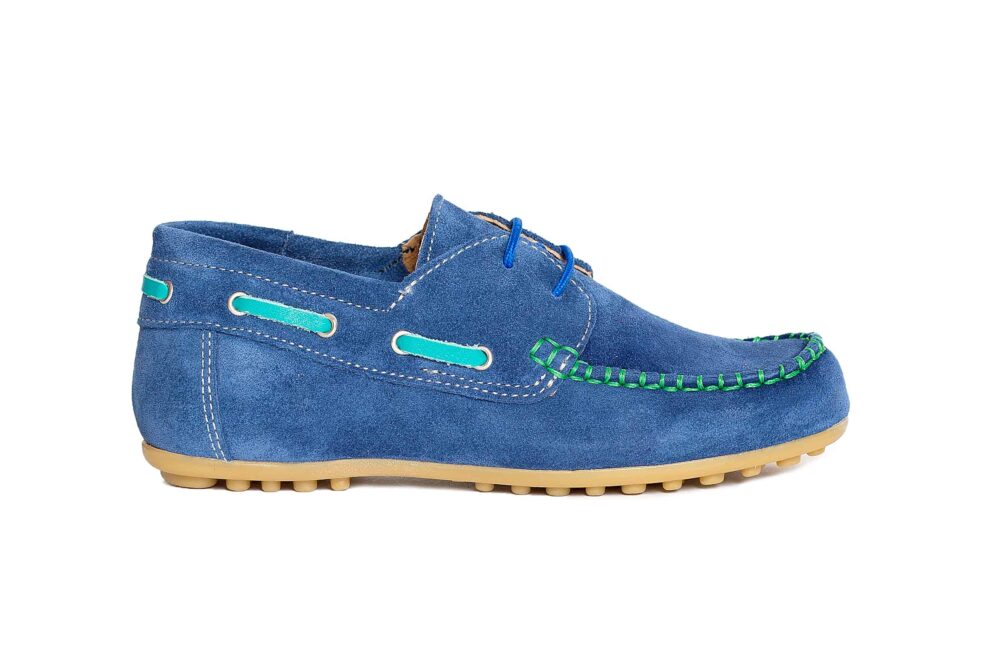 Jose-blue-3.jpg Mocasini pentru baieti din piele velur JOSE albastru