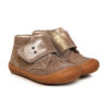 Teddy cioco (5) Pantofiori copii din piele cu talpa flexibila si talonet Teddy bronz