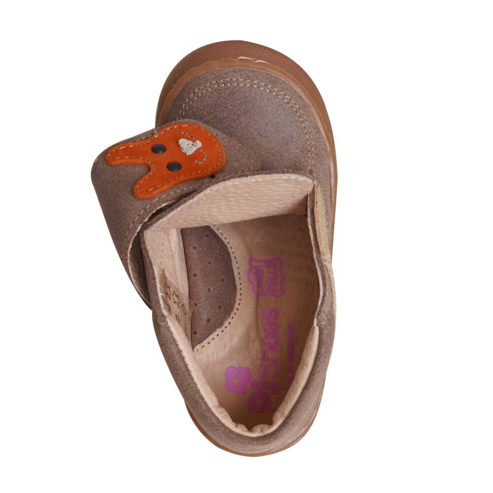 Teddy-maro-1.jpg Pantofiori copii din piele cu talpa flexibila si talonet Teddy maro