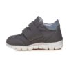 Pantofi copii sport din piele cu talpa flexibila si talonet Tokyo gri