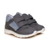 Pantofi copii sport din piele cu talpa flexibila si talonet Tokyo gri
