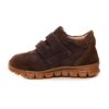 Pantofi copii sport din piele cu talpa flexibila si talonet Tokyo maro 01