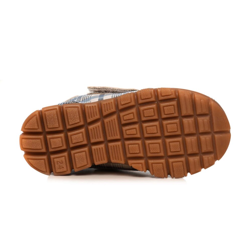 Adidasi copii din piele cu talpa ultra flexibila si talonet Tokyo print