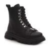 Ghete imblanite din piele cu catarame pentru fete Alice 003