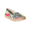 Espadrile pentru copii din textil printat cu talpa acoperita cu iuta Tropical Print