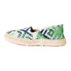 Espadrile pentru copii din textil printat cu talpa acoperita cu iuta Jungle Black