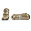 Ghete pentru fete din piele naturala Luca03 bronz