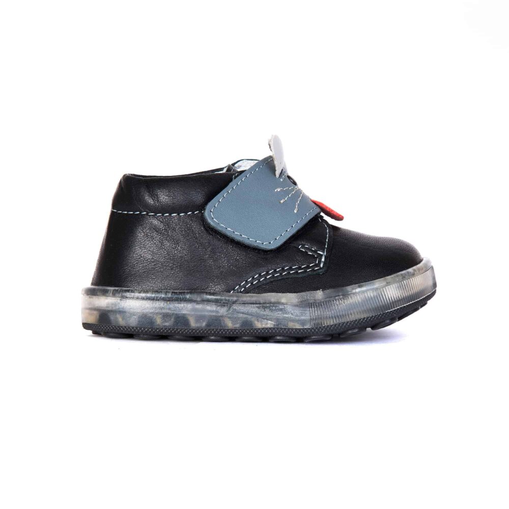 lucky-negru-4.jpg Pantofiori copii din piele cu talpa flexibila si talonet Lucky negru
