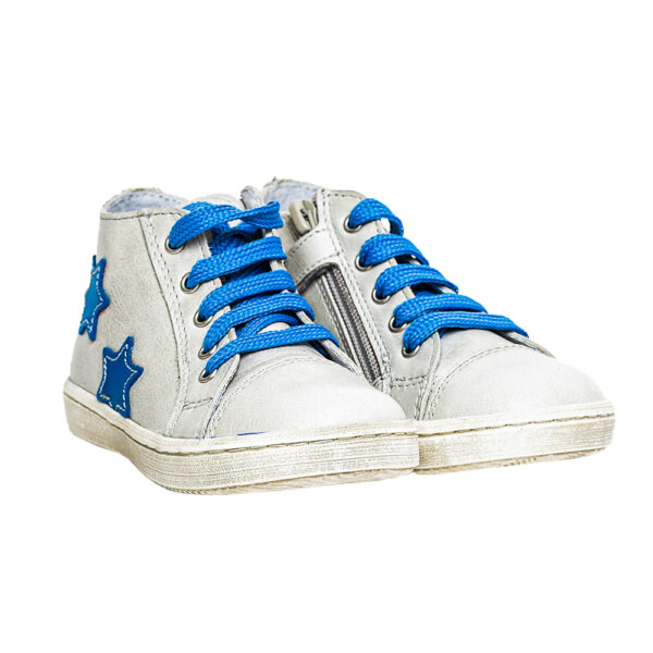 Pantofi primii pasi din piele Rocky gri