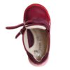 Ghetute din piele pentru fetite cu talonet Seby bordeaux