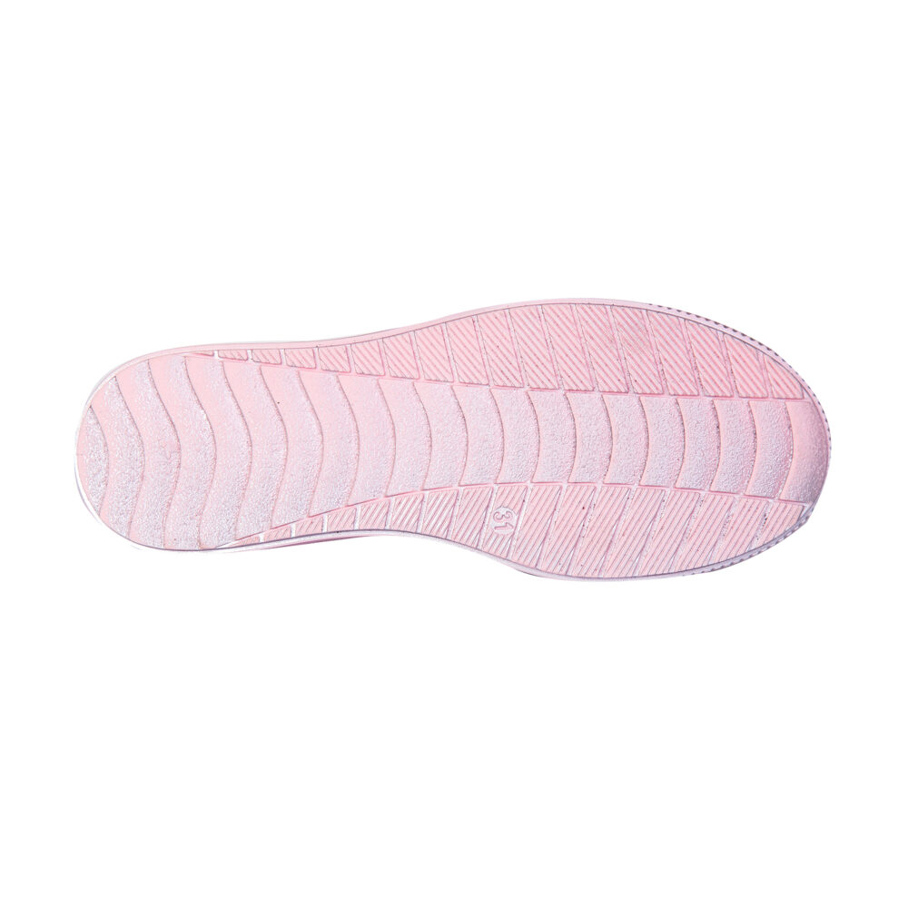 Tenisi din piele pentru fete Tag pink flower