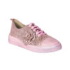 Tenisi din piele pentru fete Tag pink flower