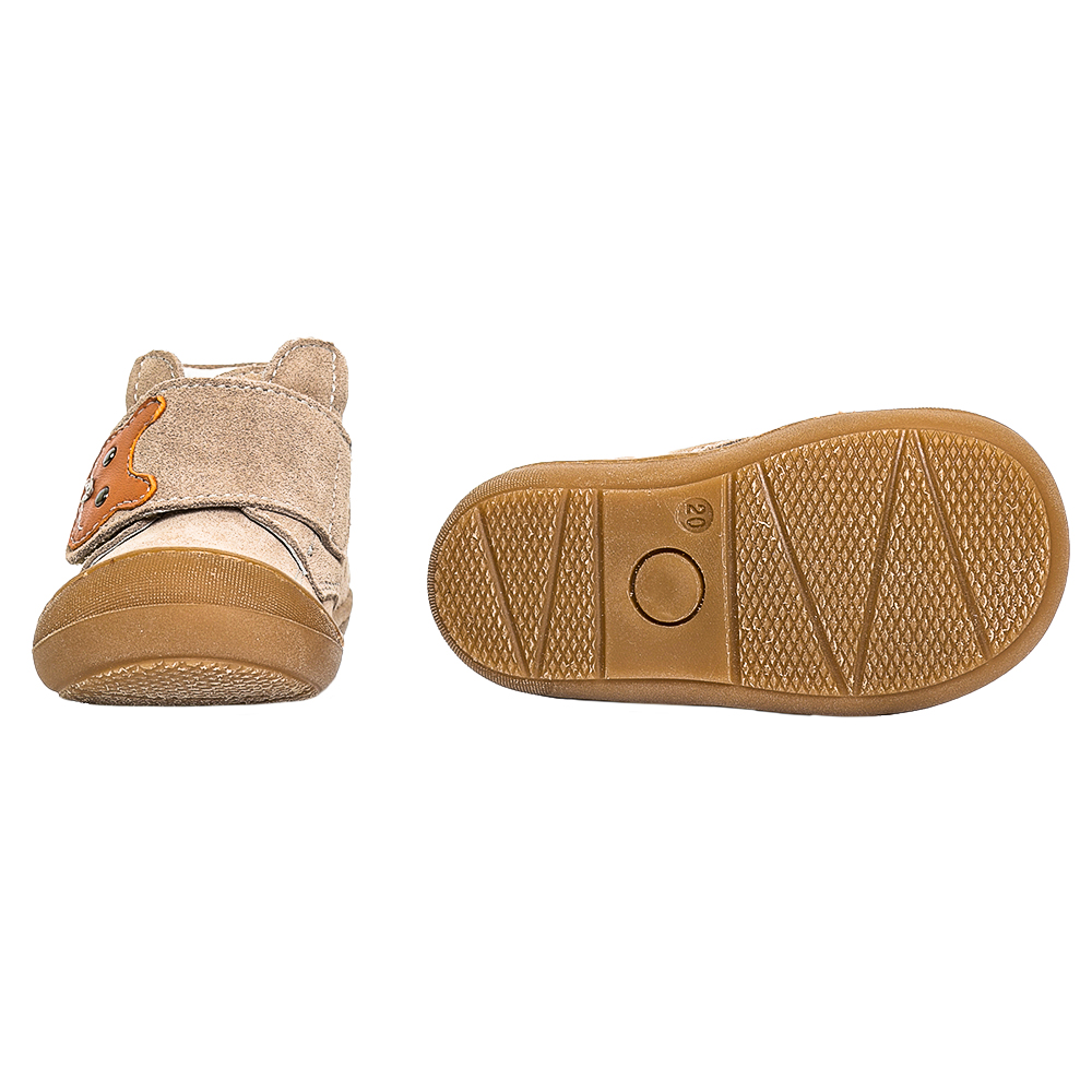teddy-30.jpg Pantofiori copii din piele cu talpa flexibila si talonet Teddy bej