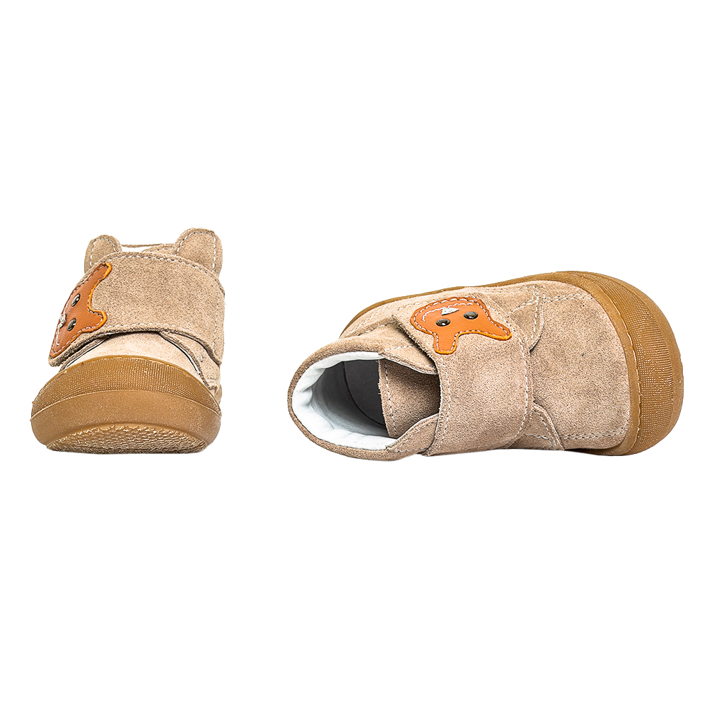 teddy-31.jpg Pantofiori copii din piele cu talpa flexibila si talonet Teddy bej