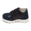Pantofi copii sport din piele cu talpa flexibila si talonet Tokyo blu