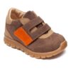 Pantofi copii sport din piele cu talpa flexibila si talonet Tokyo camel 1