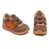 Pantofi copii sport din piele cu talpa flexibila si talonet Tokyo camel 1